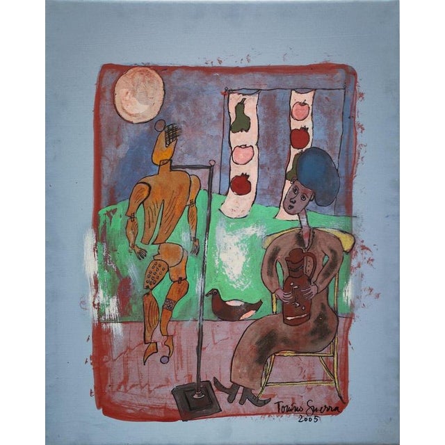 Tonino Guerra, Untitled, 2005, Acrylics on Canvas For Sale - Image 3 of 3