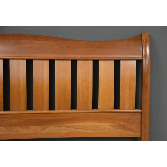Cherry King Bed by Richardson Brothers For Sale - Image 4 of 11