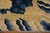1890s Ivory Blue Tan Antique Chinese Peking Dragon Carpet 8' X 9'8" Wool Rug For Sale - Image 11 of 14
