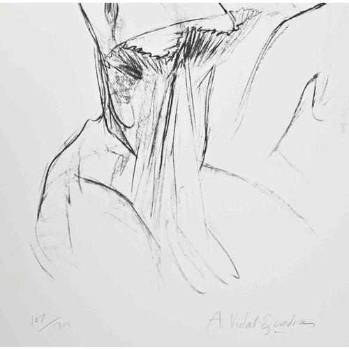 Lithograph on paper realized in 1960s. Hand signed and numbered in pencil. Edition of 300. Excellent condition. This piece...
