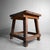 Brown Vintage Japanese Wooden Mingei Stool, 1920s For Sale - Image 8 of 9