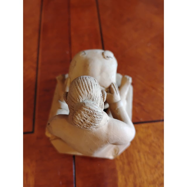 Ceramic 1970s Pair Vitalino Filho Caruaru Brazil Folk Art Terracotta Occupational Sculptures For Sale - Image 7 of 12