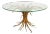 Original Italian Gilt Sheaf of Wheat Coffee Table For Sale