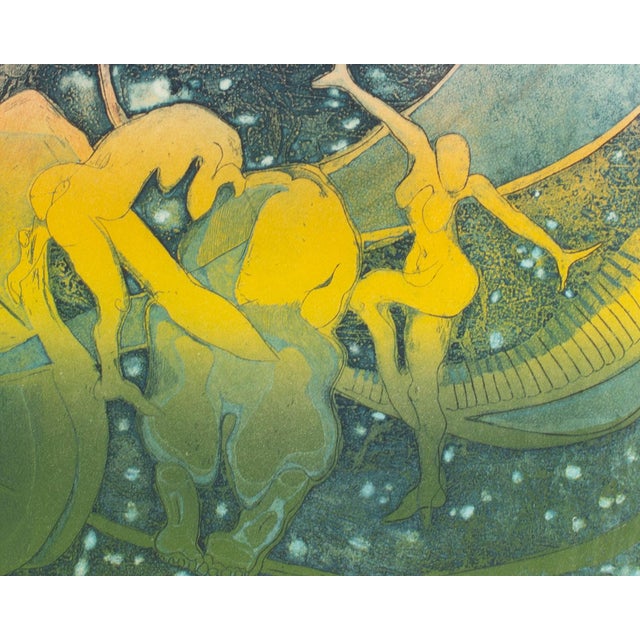 Contemporary “The Dance of Freedom” Aquatint Print by Adele Soll Aronson For Sale - Image 3 of 9
