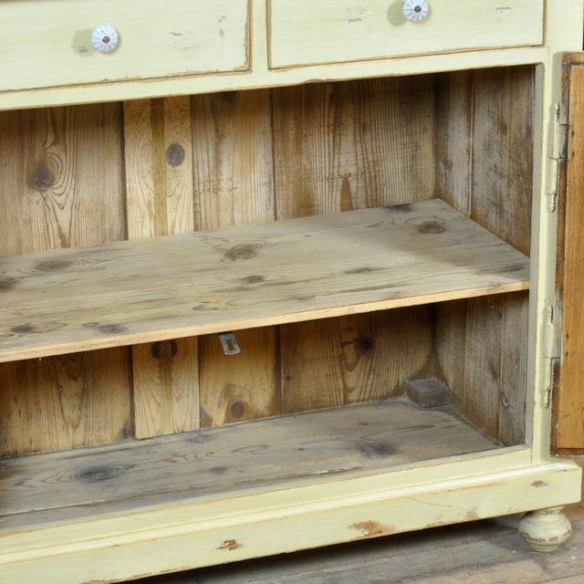 1920s Vintage Pine Sideboard, 1920s For Sale - Image 5 of 14