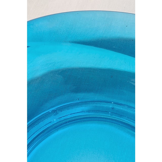 1960s Blue Ashtray by Rudolf Jurnikl for Sklo Union, 1960s For Sale - Image 5 of 7