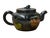 Oriental Zisha Clay Black Glaze Foo Dogs Lions Graphic Display Art Teapot For Sale In San Francisco - Image 6 of 10