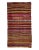 Textile 1960s Vintage Colorful Striped Turkish Kilim Rug- 6′10″ × 13′1″ For Sale - Image 7 of 7