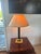 Metal Empire Table Lamp in Gilded Brass and Black Lacquer, 1980s For Sale - Image 7 of 7