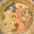Art Nouveau Tin Plate, 1920, in Very Good conditions. Designed 1890 to 1919