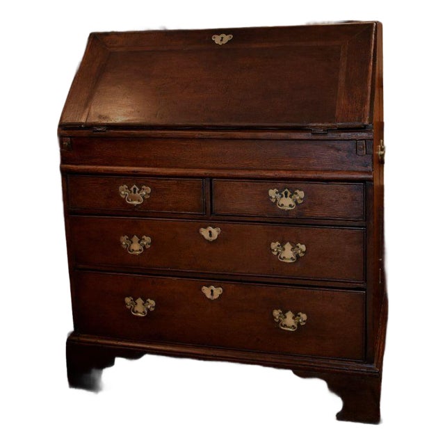 18th Century Queen Anne Slant Front Bureau or Desk For Sale
