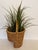 This charming vintage woven wicker stair basket features a classic stepped L-shaped silhouette explicitly designed to sit...