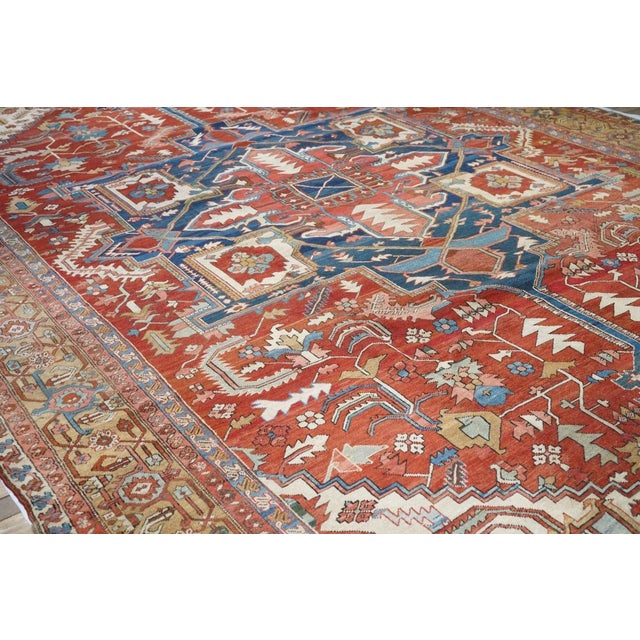 Antique Serapi Rug 12'0'' x 19'6'' For Sale - Image 11 of 12