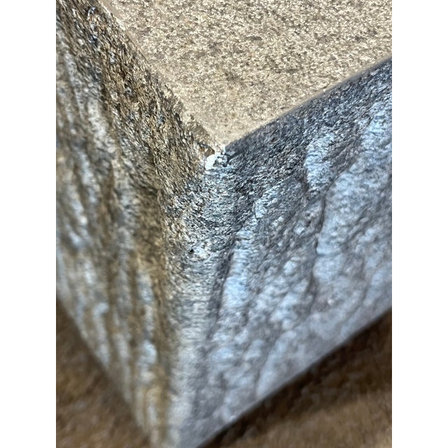 Wood Restoration Hardware Cinderblock Style Coffee Table For Sale - Image 7 of 7