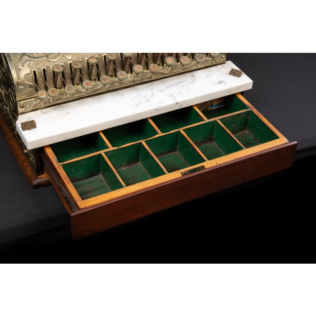 Brass Late 19th Century "Michigan" Model Cash Register by National For Sale - Image 8 of 18