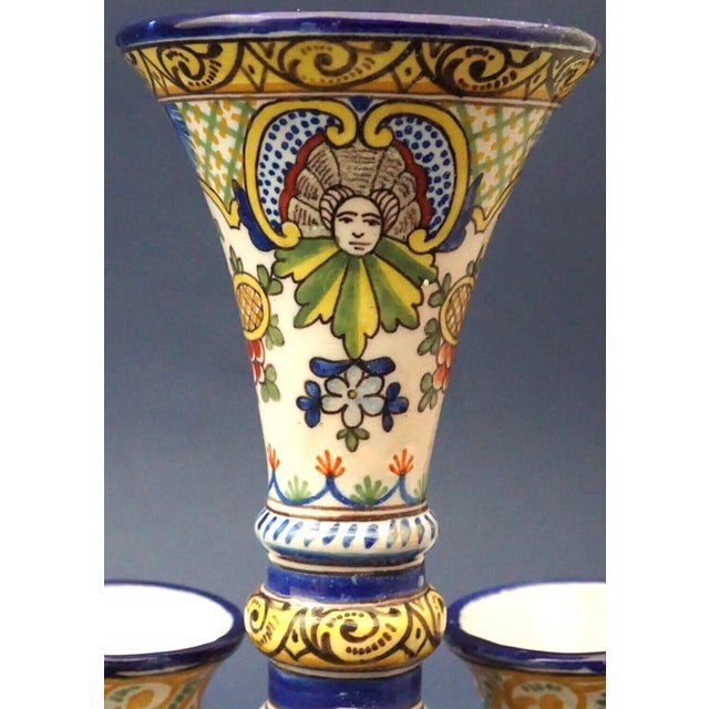 Ceramic Composite Vase by G.M. Antoine Montagnon for Nevers, France, 19th Century For Sale - Image 14 of 18