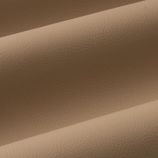 Schumacher Sample - Schumacher Vegan Leather Indoor/Outdoor Fabric In Buff For Sale - Image 4 of 5