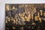 Black and Gold Lacquered Eight-Panel Screen with Monks and Children Scene For Sale In New York - Image 6 of 12