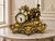 Vintage French Ornate Quartz Mantel Clock with Horse Figure For Sale - Image 16 of 16