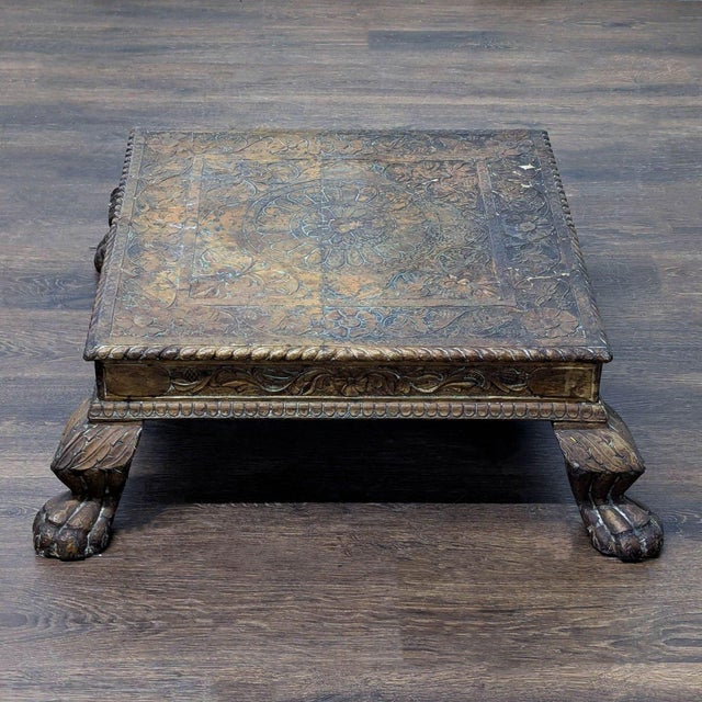 Traditional Handmade Coffee Table For Sale - Image 3 of 7