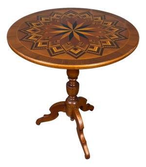 Inlaid Wood Coffee Table, 1900s
