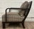 Gray Hickory Chair Art Deco Style Accent Chair Club Chair Lounge Chair Armchair For Sale - Image 8 of 10