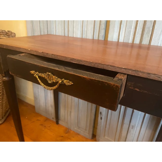 Wood Antique French Side Table, 1890s For Sale - Image 7 of 12