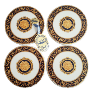 1980s Bacchus T. Limoge French Coasters- Box of 4