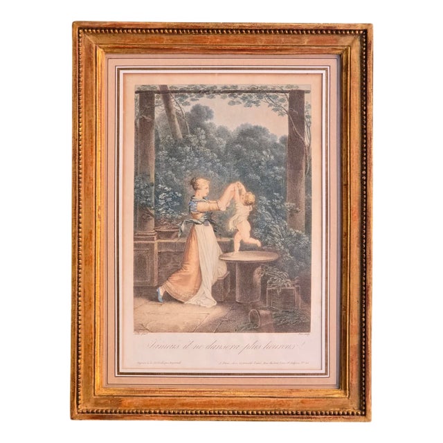 Mallet, He Will Never Dance Happier Again, 1800s, Glass & Wood & Paper For Sale