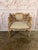 Baroque Antique Venetian Rococo Pierced Bench Settee- Hand Carved Bleached Walnut For Sale - Image 3 of 17