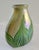 A Vintage Art Nouveaux-Style, Signed Iridescent Thick and Solid "Feather," Vessel/ Vase For Sale - Image 9 of 18