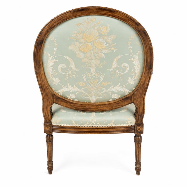 1980s Pair of Country French Lounge Chairs For Sale - Image 5 of 6