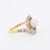 Late 19th Century Antique Pearl and Diamond Tourbillon Ring, Size 9.5 For Sale - Image 5 of 7