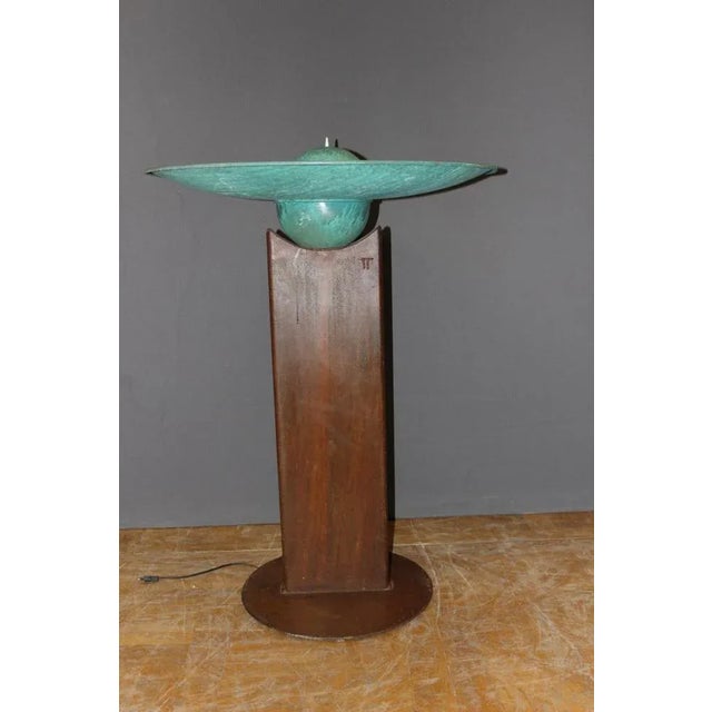 Iron and Copper Fountain by Tom Torrens, 1990 For Sale - Image 9 of 11