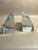 Glass 1970s Blenko Clear Glass Waterfall Bookends For Sale - Image 7 of 11