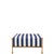 Metal Outdoor Jerome Ottomans in Reed Brass Finish from Michael Taylor, Set of 2 For Sale - Image 7 of 7