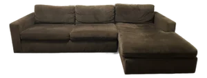 Room & Board Taft Brown Velvet Sofa