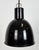 1950s Small Industrial Black Enamel Pendant Lamp, 1950s For Sale - Image 5 of 13