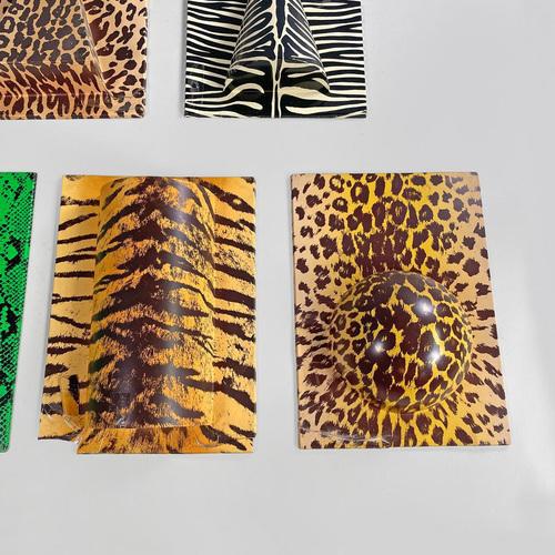 Italian Modern Zoo Geometrico Wall Decorations by Claudio Parmiggiani, 1970s, Set of 5 For Sale - Image 10 of 18