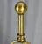 Vintage Hart & Associates Brass & White Pottery Table Lamp W Sea Shell Handles For Sale - Image 6 of 13
