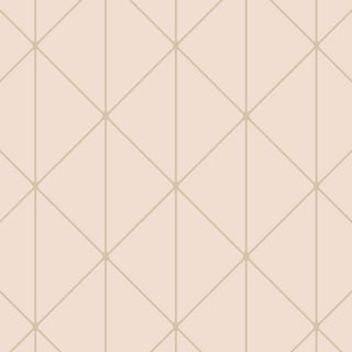 Sample - Borastapeter Diamonds Wallpaper in Petal and Gold For Sale