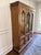 Henredon 1970s Henredon Walnut Lighted China Cabinet 3-Door French Provincial Style For Sale - Image 4 of 16