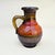 Ceramic Mid-Century Model No. 334-19 Pitcher in Hand-Painted, Brown Ceramic with Red and Blue Glaze, West German, 1960s For Sale - Image 7 of 7