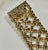 Metal Vintage Latticework Crystal Bracelet For Sale - Image 7 of 9