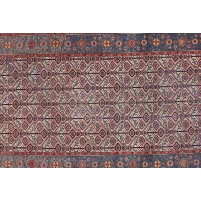 1920s 1920s Antique Persian Malayer Rug 6'2" X 12'10" For Sale - Image 5 of 11