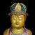 Vintage Shoushan Stone Guanyin Bust With Polychrome Details For Sale - Image 4 of 10