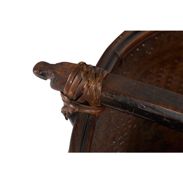 Asian Late 20th Century Asian Shoulder Yoke Basket For Sale - Image 3 of 8