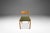 Poul Volther Restored Mid-Century Danish Modern Side / Dining Chair in Oak & Green Tweed Attributed to Poul Volther for Frem Røjle, Denmark, C. 1970s For Sale - Image 4 of 18