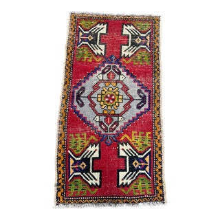 Turkish Yastik Rug 1'9" x 3'4" For Sale