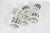 Vintage Typography Spirit Glasses, Low Ball Rocks, Cocktail Glass Set of 6 For Sale - Image 4 of 12